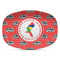Region 3 Logo Plastic Platter - Microwave & Oven Safe Composite Polymer