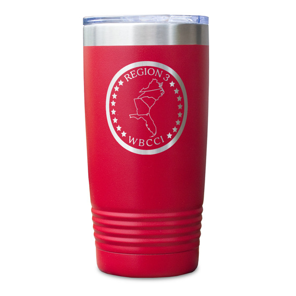 Region 3 Logo Red Polar Camel Tumbler - 20oz - Single Sided - Approval