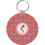 Region 3 Logo Round Plastic Keychain