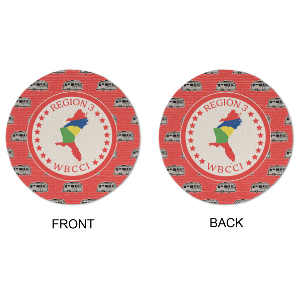 Region 3 Logo Round Linen Placemats - APPROVAL (double sided)