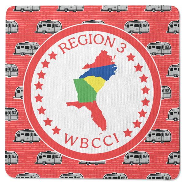 Region 3 Logo Square Coaster Rubber Back - Single