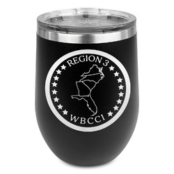 Region 3 Logo Stemless Stainless Steel Wine Tumbler