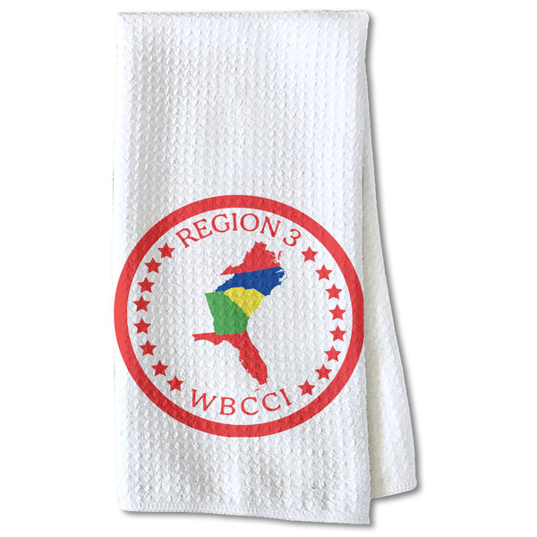 Region 3 Logo Waffle Towel - Partial Print Print Style Image