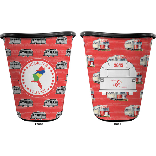 Region 3 Logo Waste Basket - Black - Double Sided - Approval