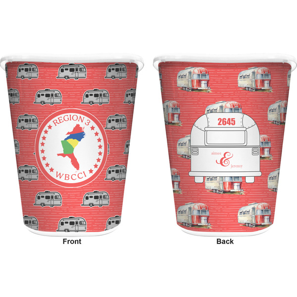 Region 3 Logo Waste Basket - White - Double Sided - Approval