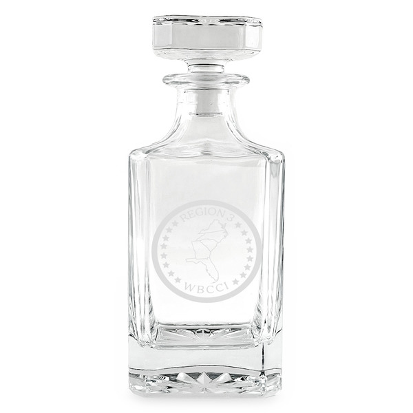 Region 3 Logo Whiskey Decanter - 26oz Square - Approval