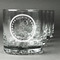 Region 3 Logo Whiskey Glasses - Engraved - Set of 4