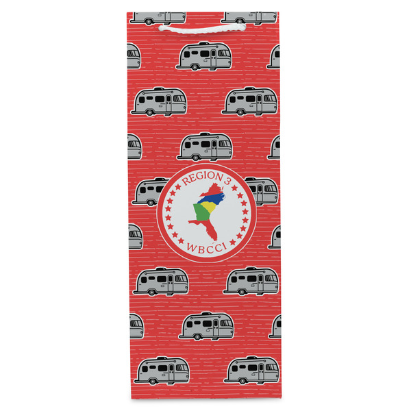 Region 3 Logo Wine Gift Bag - Gloss - Front