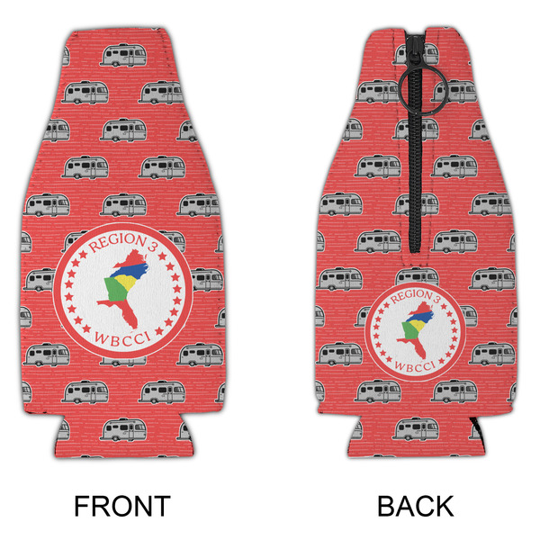Region 3 Logo Zipper Bottle Cooler - APPROVAL