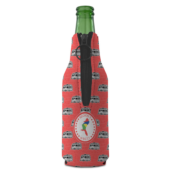 Region 3 Logo Zipper Bottle Cooler - BACK (bottle)