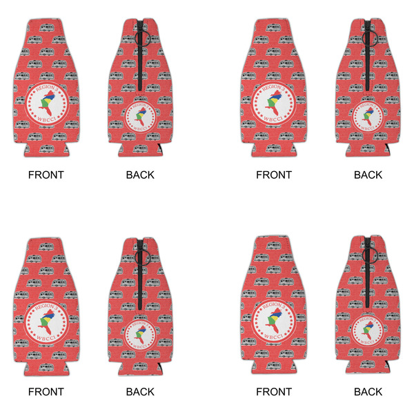 Region 3 Logo Zipper Bottle Cooler - Set of 4 - Approval
