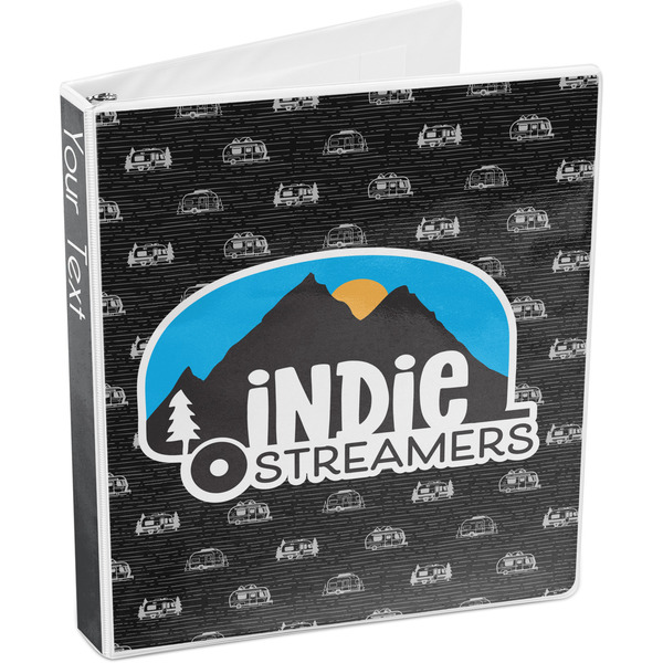 Airstream Indie Club Logo 3-Ring Binder - 1" - Angled