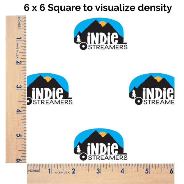 Airstream Indie Club Logo 6x6 Swatch of Fabric