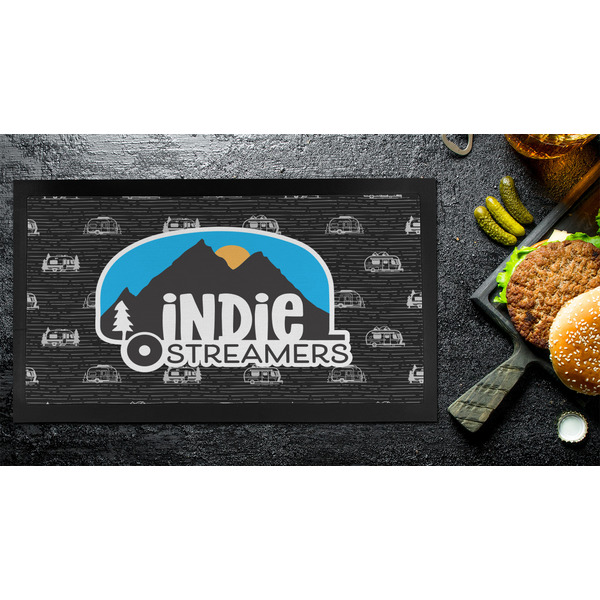 Airstream Indie Club Logo Bar Mat - Small - LIFESTYLE
