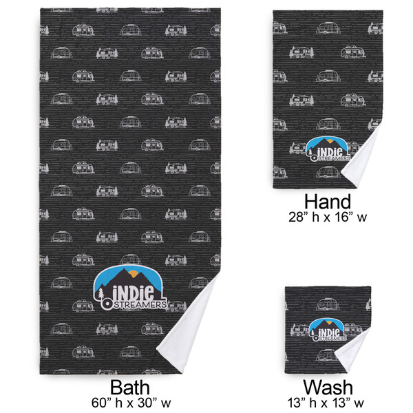 Airstream Indie Club Logo Bath Towel Sets - 3-piece - Approval