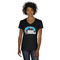 Airstream Indie Club Logo Women's V-Neck T-Shirt - Black