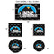 Airstream Indie Club Logo Car Magnets - SIZE CHART