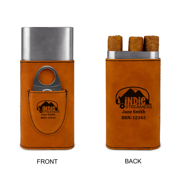 Airstream Indie Club Logo Cigar Case with Cutter - Double Sided - Approval