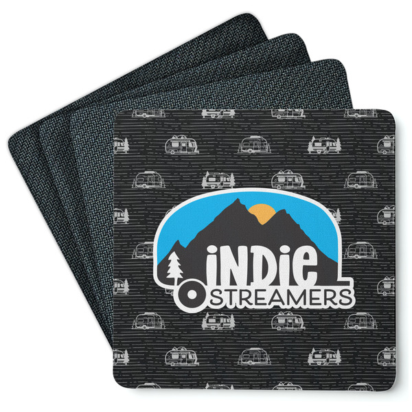 Airstream Indie Club Logo Coaster Rubber Back - Main