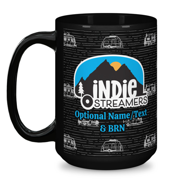 Airstream Indie Club Logo Coffee Mug - 15 oz - Black