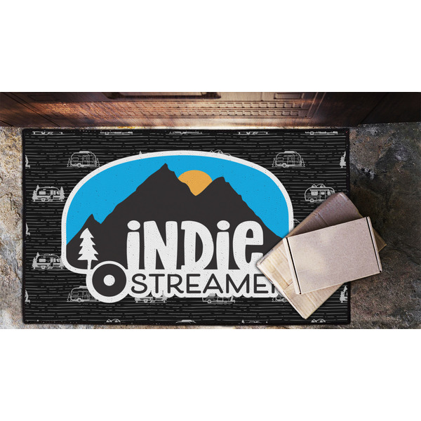 Airstream Indie Club Logo Door Mat - 60"x36" - Lifestyle