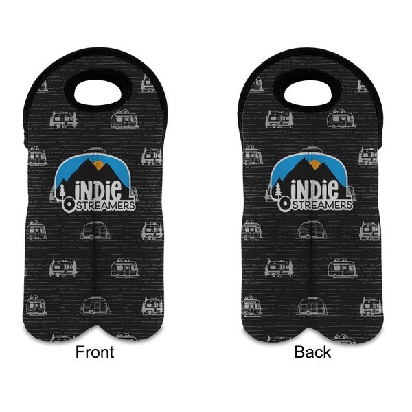 Airstream Indie Club Logo Double Wine Tote - Front & Back