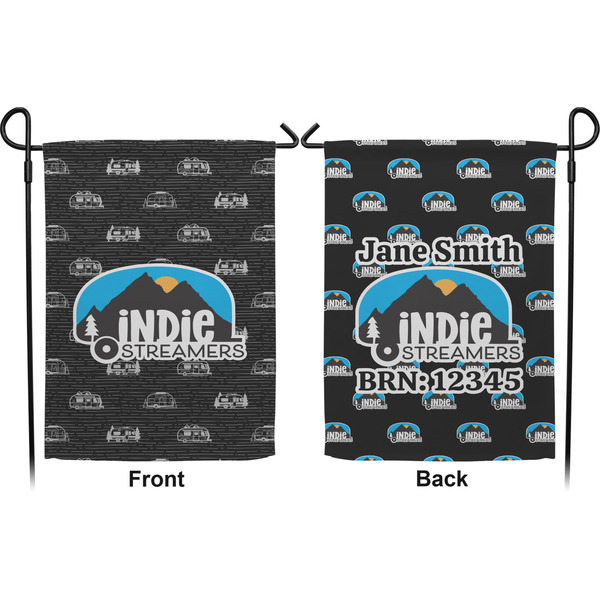 Airstream Indie Club Logo Garden Flag - Double Sided Front and Back