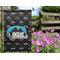 Airstream Indie Club Logo Garden Flag - Outside In Flowers