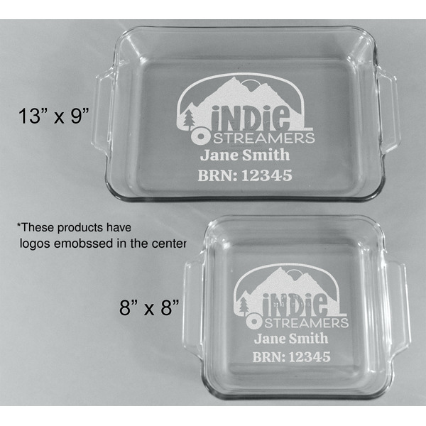 Airstream Indie Club Logo Glass Baking Dish Set - Approval
