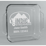 Airstream Indie Club Logo Glass Cake Dish - 8in x 8in