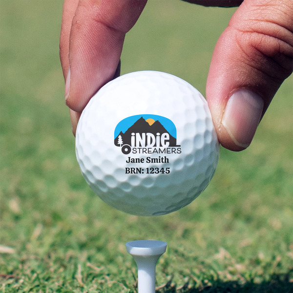 Airstream Indie Club Logo Golf Ball - Branded - Hand