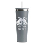 Airstream Indie Club Logo RTIC Everyday Tumbler with Straw - 28oz - Grey - Single-Sided