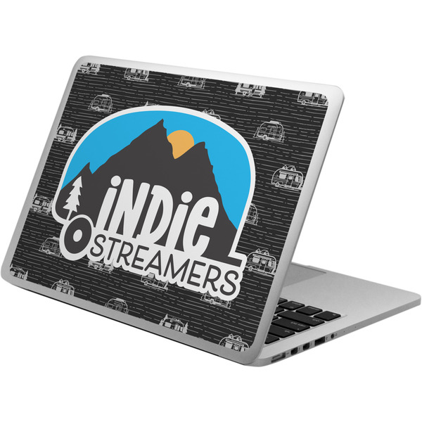 Custom Airstream Indie Club Logo Laptop Skin - Custom Sized