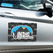 Airstream Indie Club Logo Large Rectangle Car Magnets- In Context