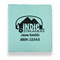 Airstream Indie Club Logo Leather Binder - 1" - Teal