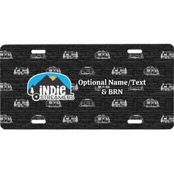 Airstream Indie Club Logo Front License Plate