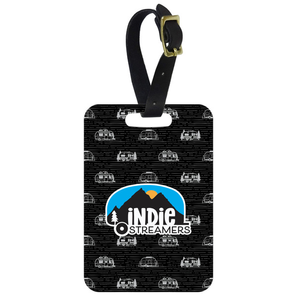 Custom Airstream Indie Club Logo Metal Luggage Tag
