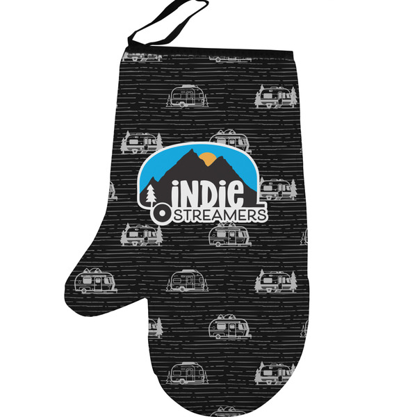 Airstream Indie Club Logo Personalized Oven Mitt - Left
