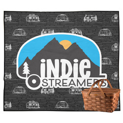 Airstream Indie Club Logo Outdoor Picnic Blanket