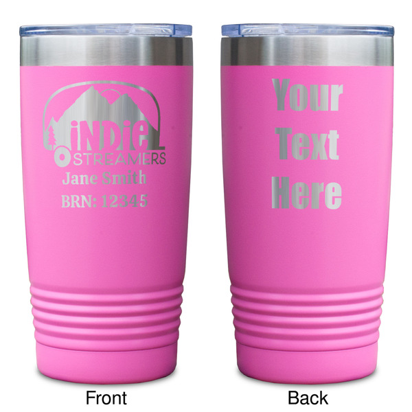Airstream Indie Club Logo Pink Polar Camel Tumbler - 20oz - Double Sided - Approval
