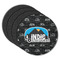 Airstream Indie Club Logo Round Rubber Backed Coasters - Set of 4