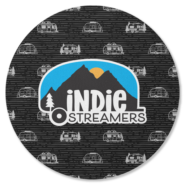 Airstream Indie Club Logo Round Coaster Rubber Back - Single