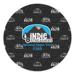Airstream Indie Club Logo Round Stone Trivet