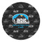 Airstream Indie Club Logo Round Stone Trivet