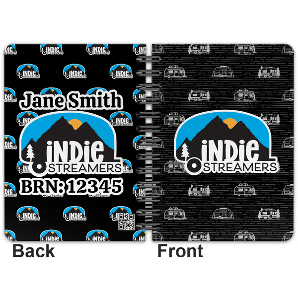 Airstream Indie Club Logo Spiral Journal 5 x 7 - Apvl