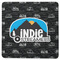 Airstream Indie Club Logo Square Rubber Backed Coaster - Single