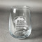 Airstream Indie Club Logo Stemless Wine Glass - Laser Engraved