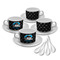 Airstream Indie Club Logo Tea Cups - Set of 4