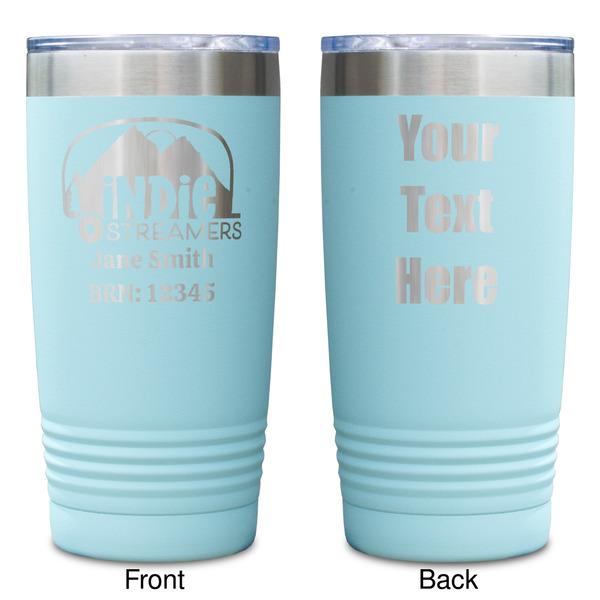 Airstream Indie Club Logo Teal Polar Camel Tumbler - 20oz -Double Sided - Approval