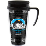 Airstream Indie Club Logo Acrylic Travel Mug with Handle